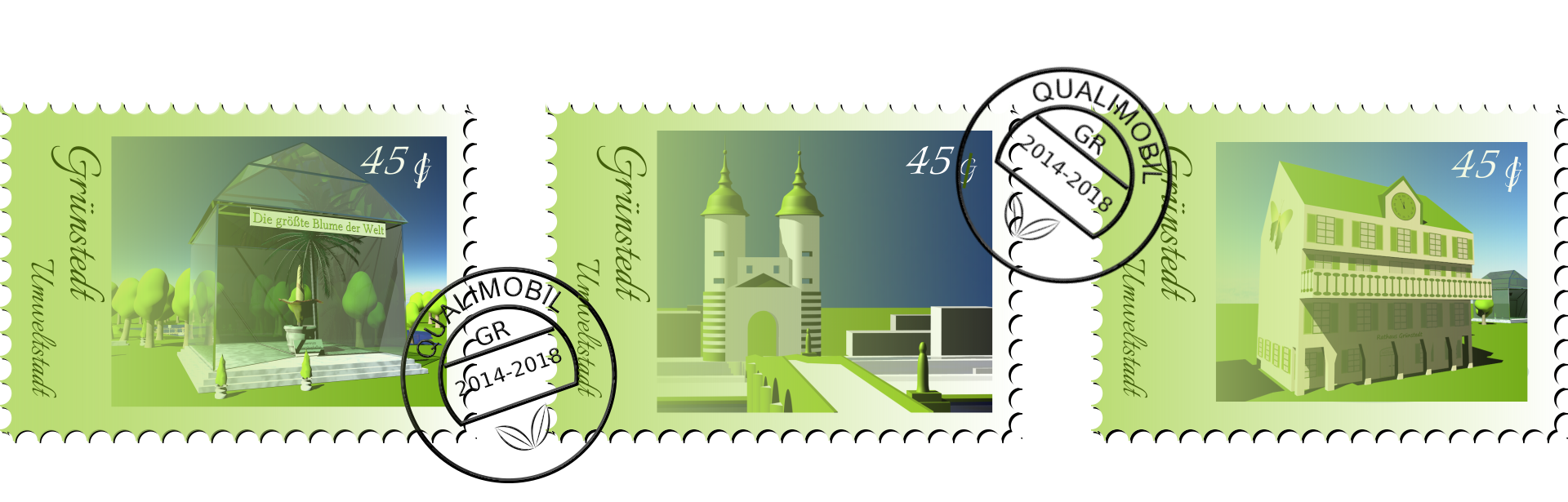 qualimobil Kontakt Briefmarken